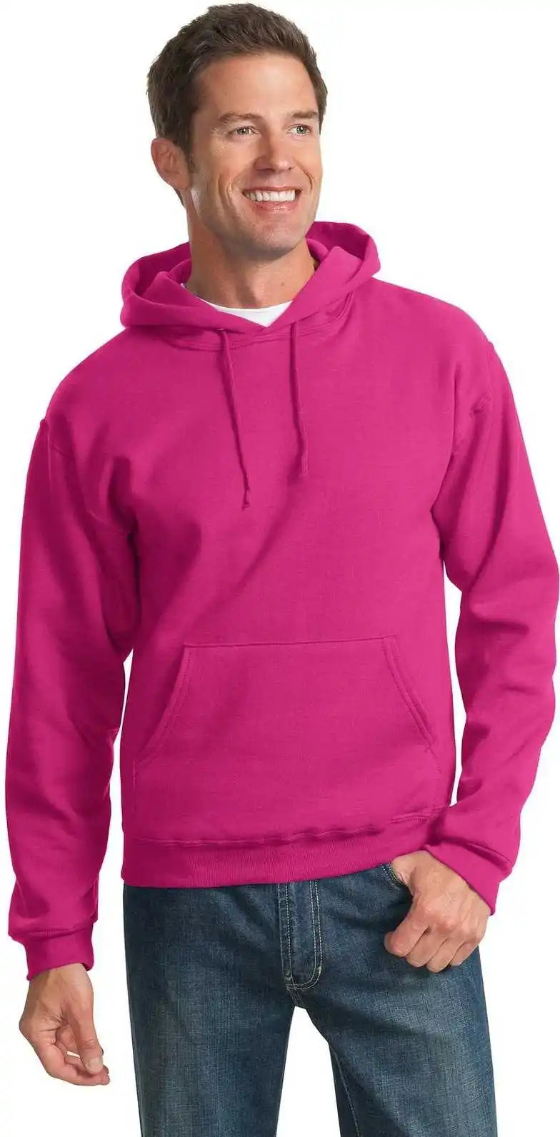 Jerzees 996mr Nublend Pullover Hooded Sweatshirt Cyber Pink