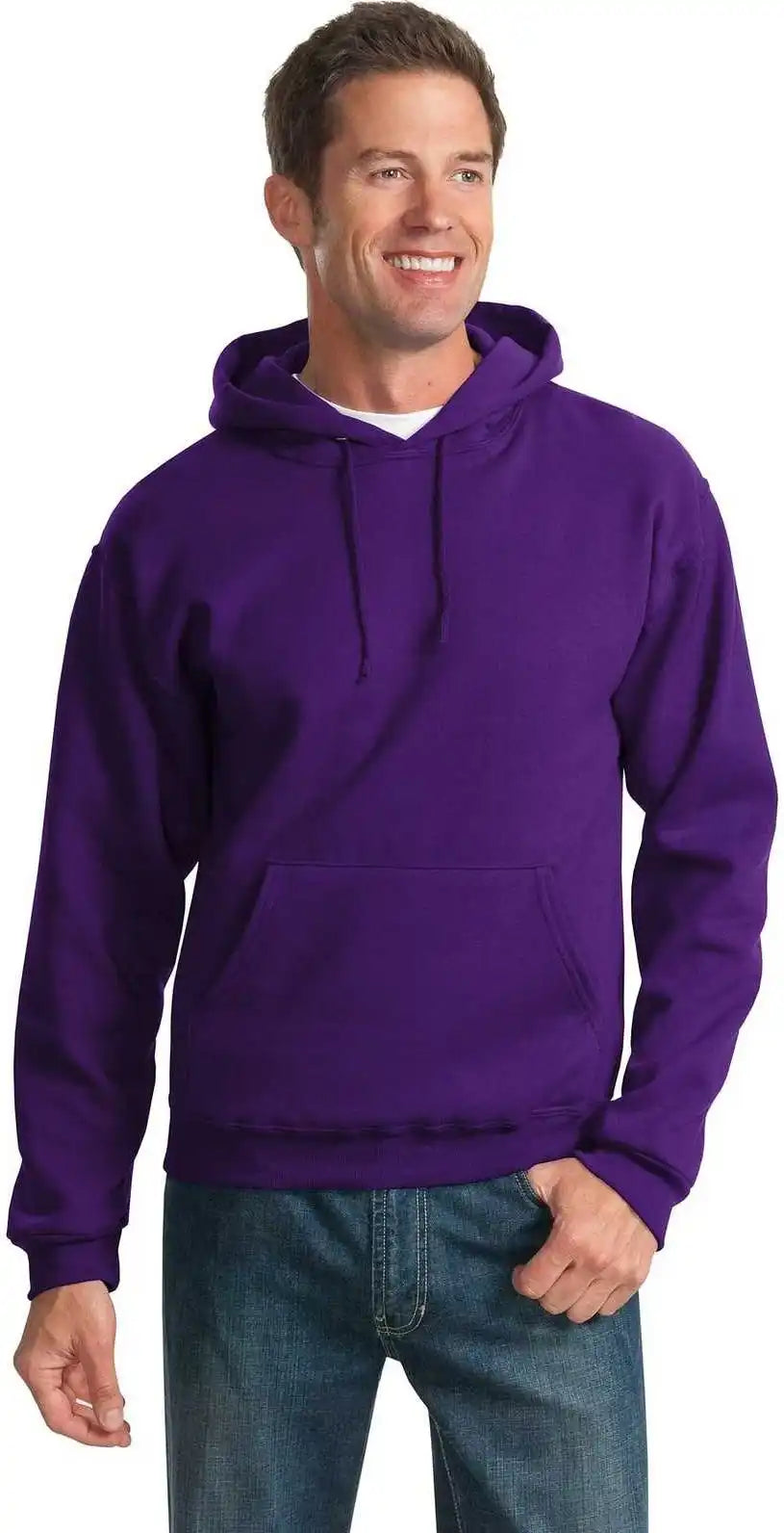Jerzees 996mr Nublend Pullover Hooded Sweatshirt Deep Purple