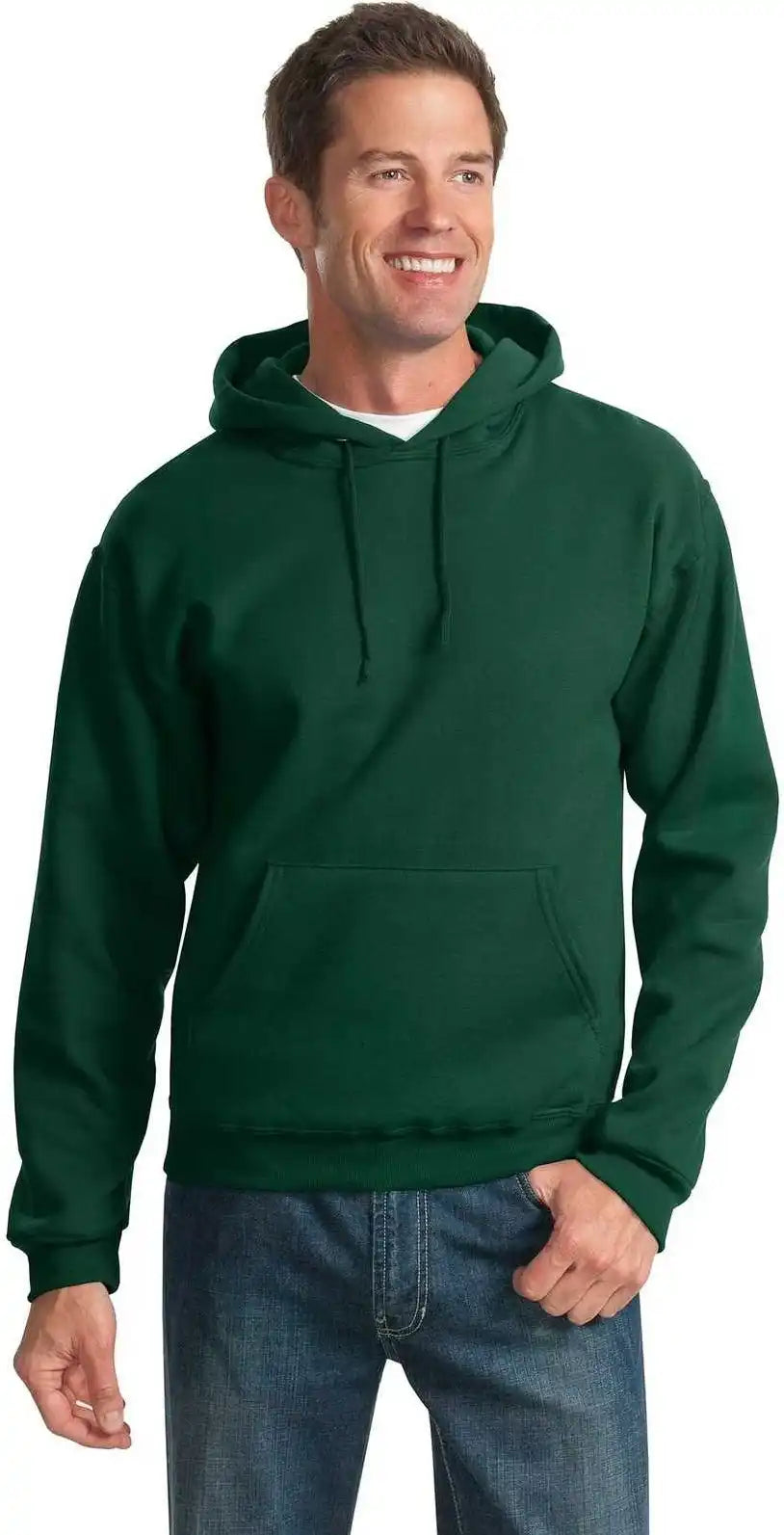 Jerzees 996mr Nublend Pullover Hooded Sweatshirt Forest Green