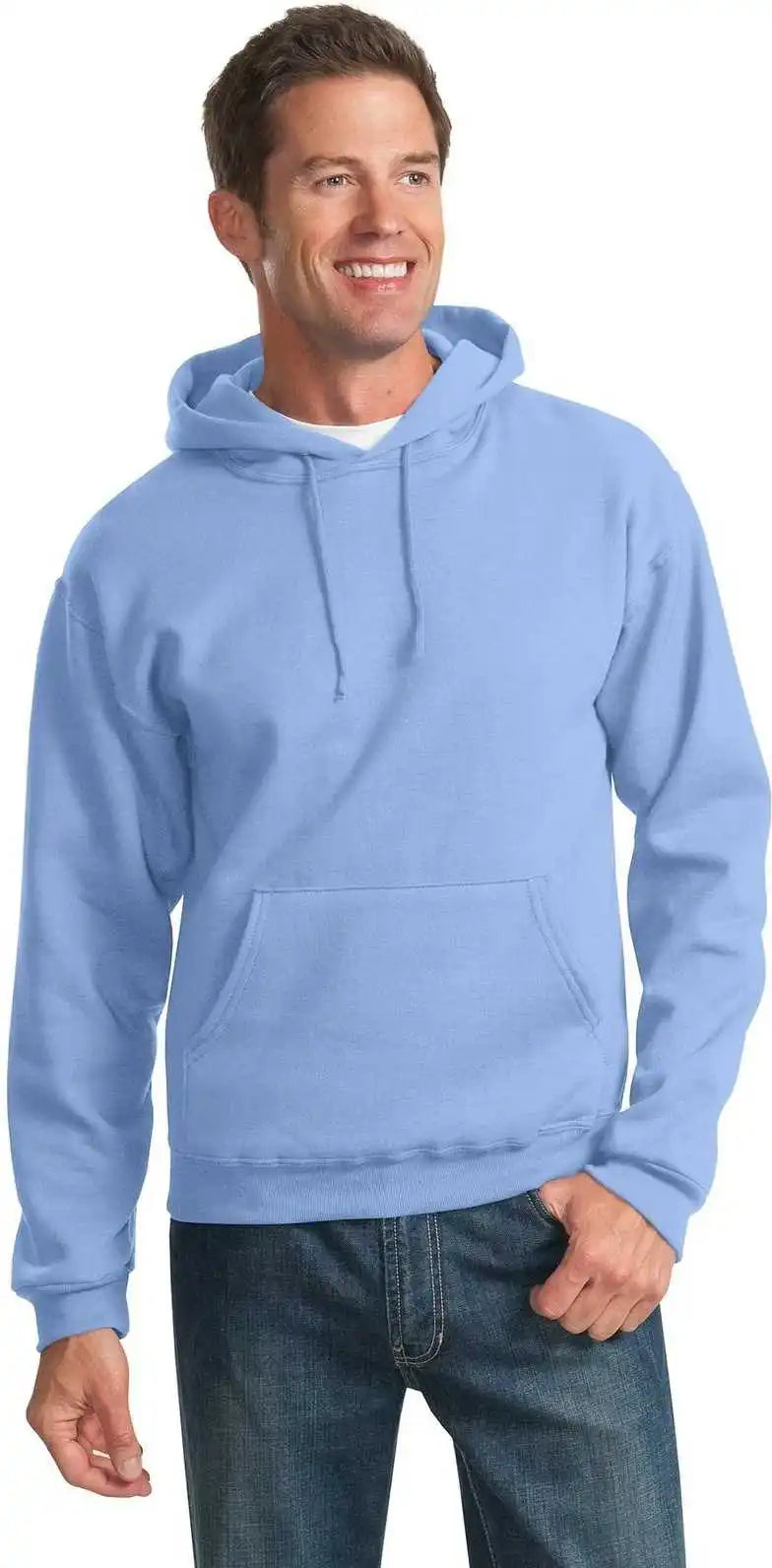Jerzees 996mr Nublend Pullover Hooded Sweatshirt Light Blue
