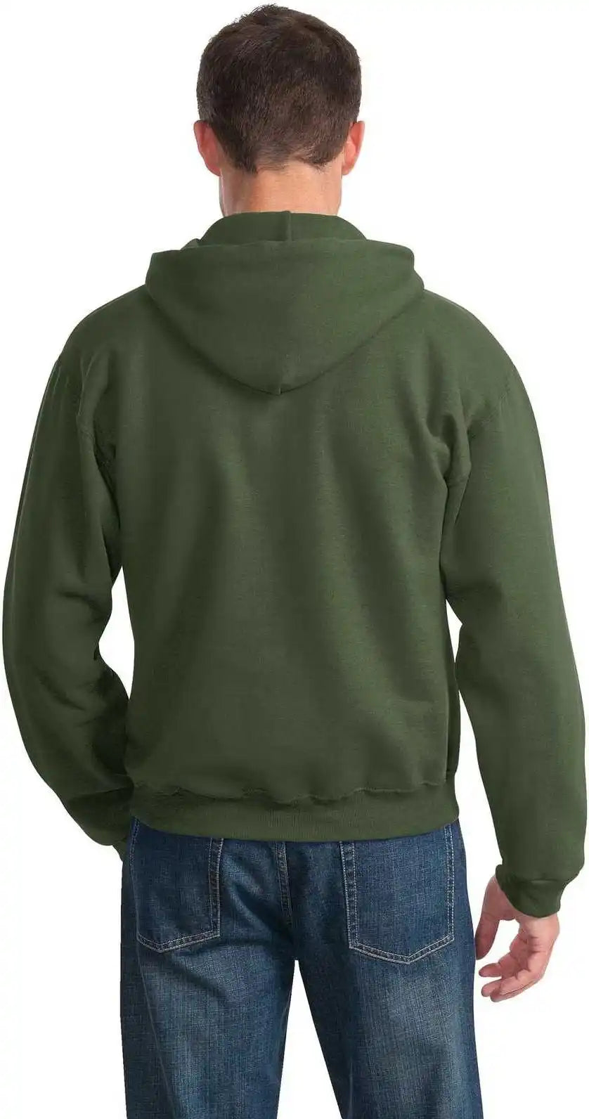 Jerzees 996mr Nublend Pullover Hooded Sweatshirt - Military Green