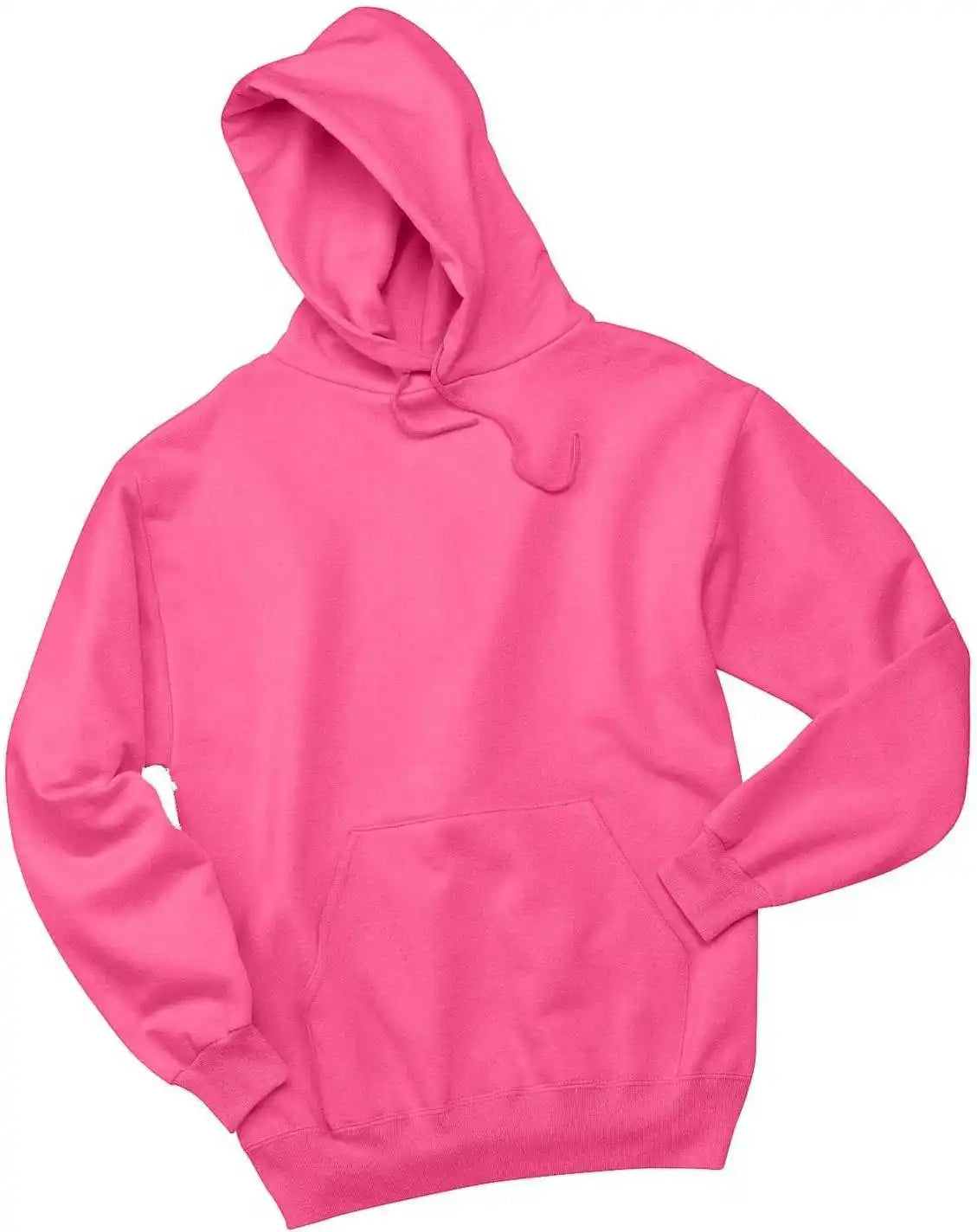 Jerzees 996mr Nublend Pullover Hooded Sweatshirt Neon Pink
