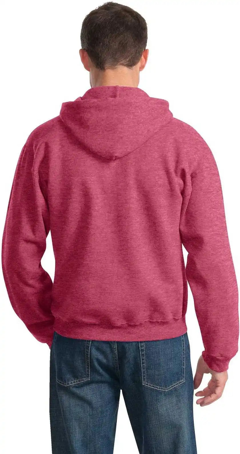 Jerzees 996mr Nublend Pullover Hooded Sweatshirt Vintage Heather Red