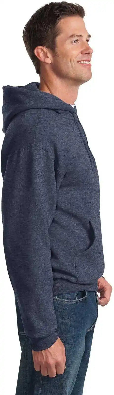 Jerzees 996mr Nublend Pullover Hooded Sweatshirt - Vintage Heather Navy