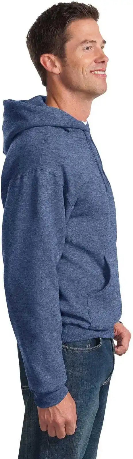 Jerzees 996mr Nublend Pullover Hooded Sweatshirt - Vintage Heather Blue