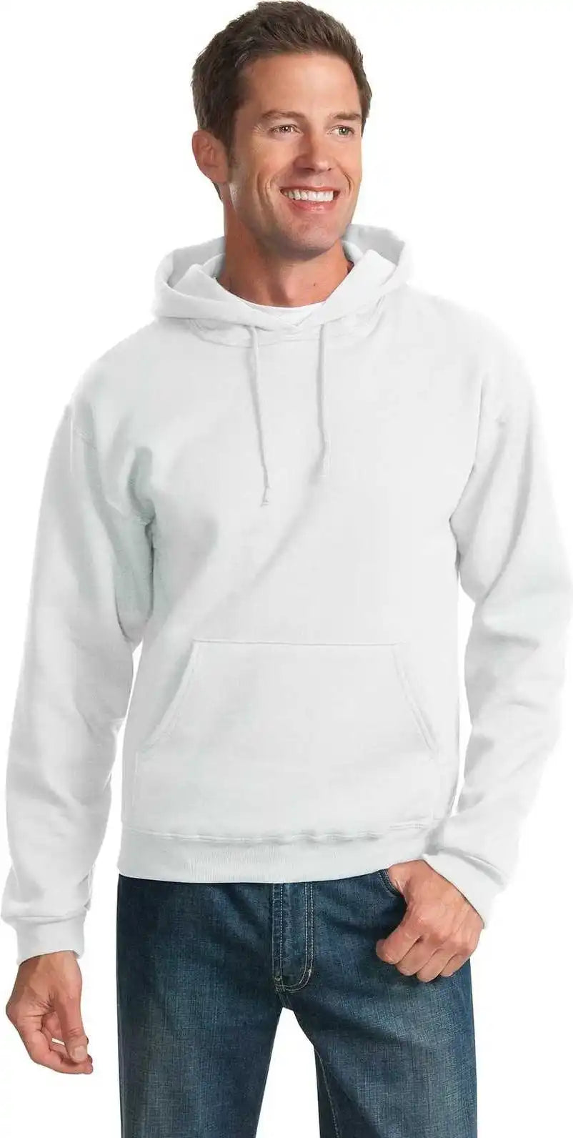 Jerzees 996mr Nublend Pullover Hooded Sweatshirt White