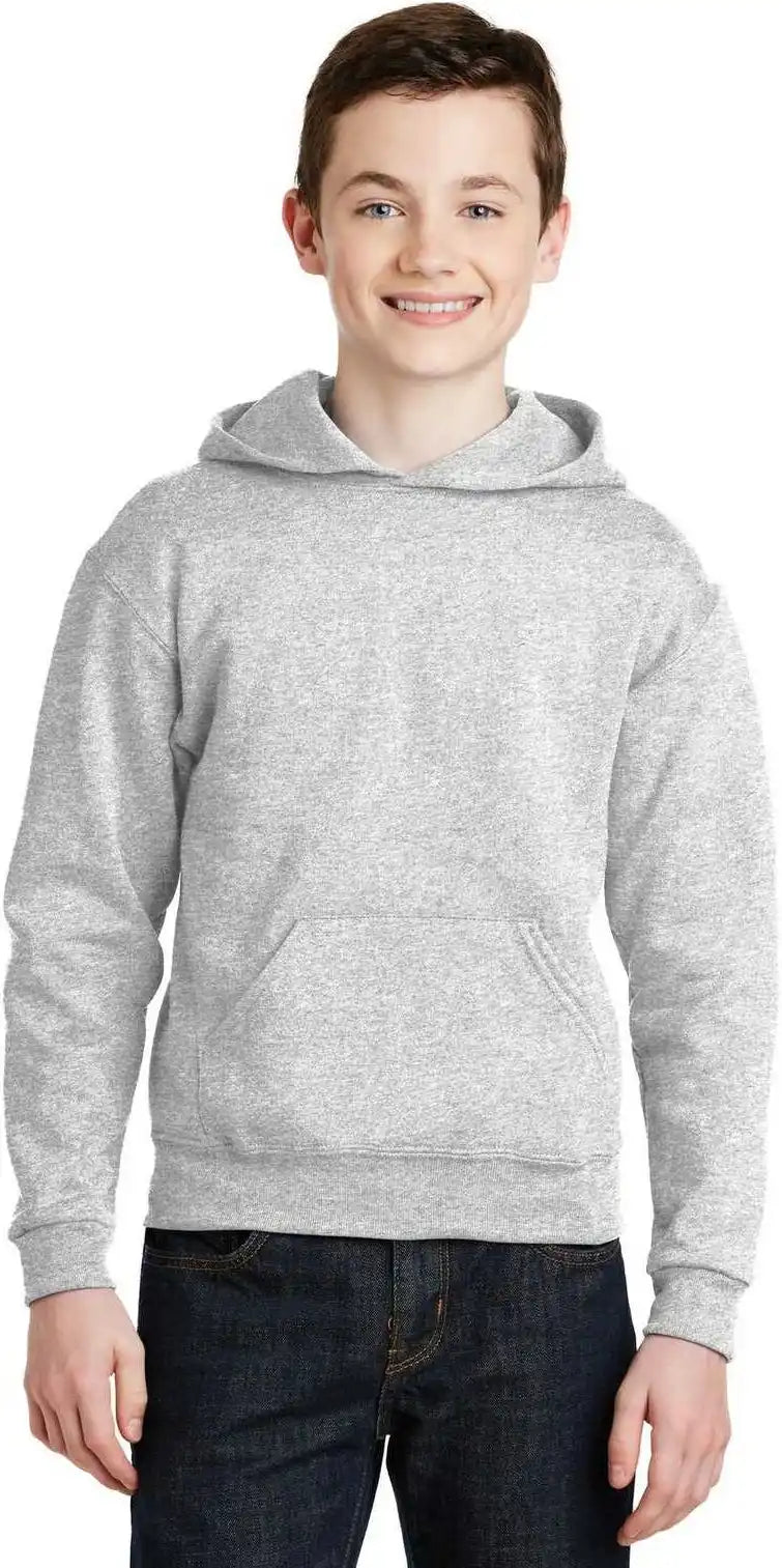 Jerzees 996y Youth Nublend Pullover Hooded Sweatshirt Ash