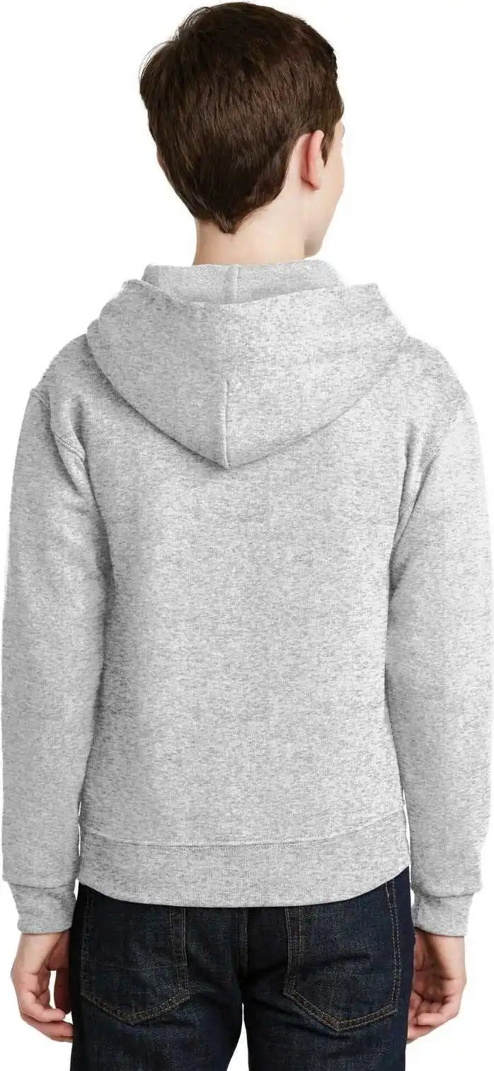 Jerzees 996y Youth Nublend Pullover Hooded Sweatshirt Ash