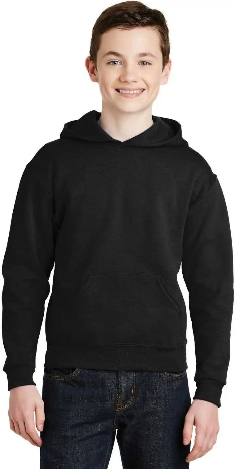 Jerzees 996y Youth Nublend Pullover Hooded Sweatshirt Black
