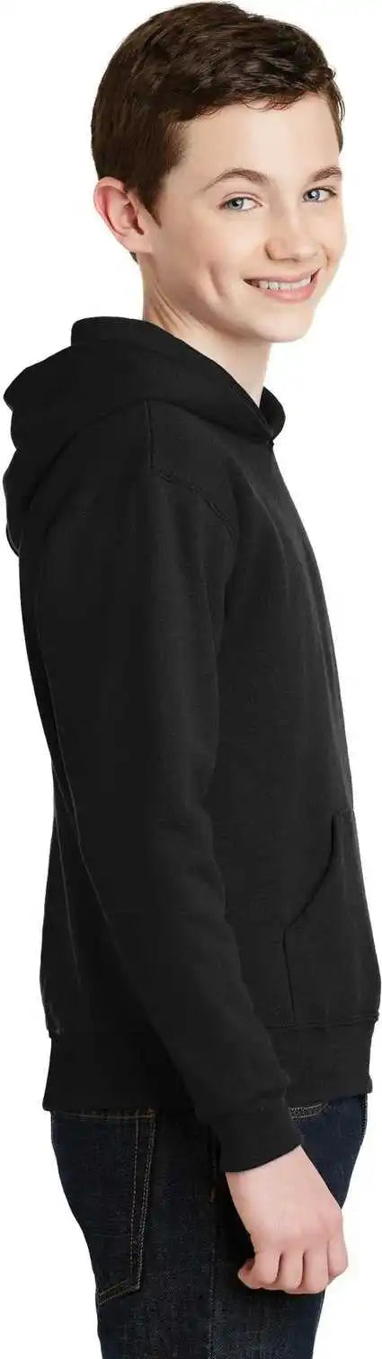 Jerzees 996y Youth Nublend Pullover Hooded Sweatshirt Black