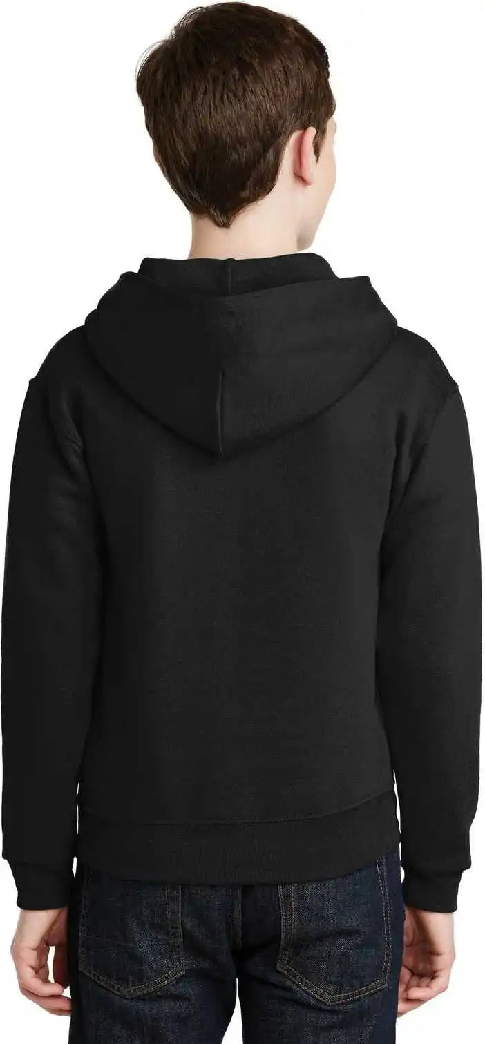 Jerzees 996y Youth Nublend Pullover Hooded Sweatshirt Black