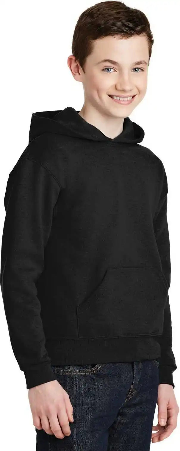 Jerzees 996y Youth Nublend Pullover Hooded Sweatshirt Black