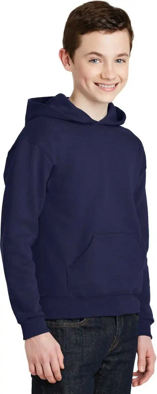 Jerzees 996y Youth Nublend Pullover Hooded Sweatshirt Navy