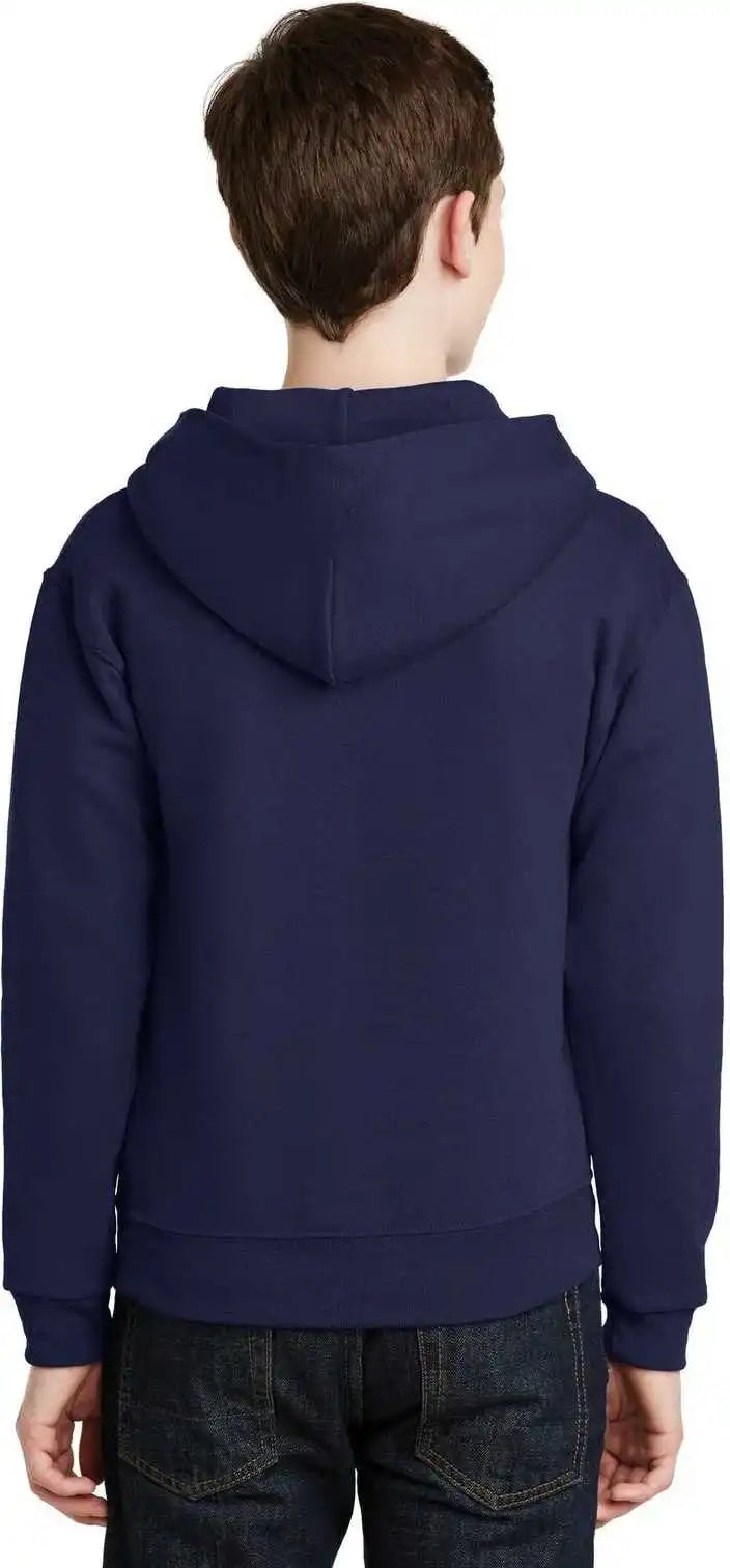 Jerzees 996y Youth Nublend Pullover Hooded Sweatshirt Navy