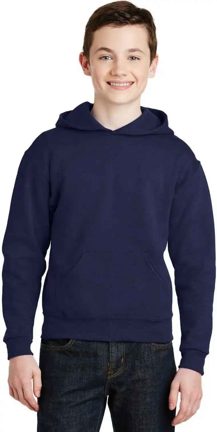 Jerzees 996y Youth Nublend Pullover Hooded Sweatshirt Navy