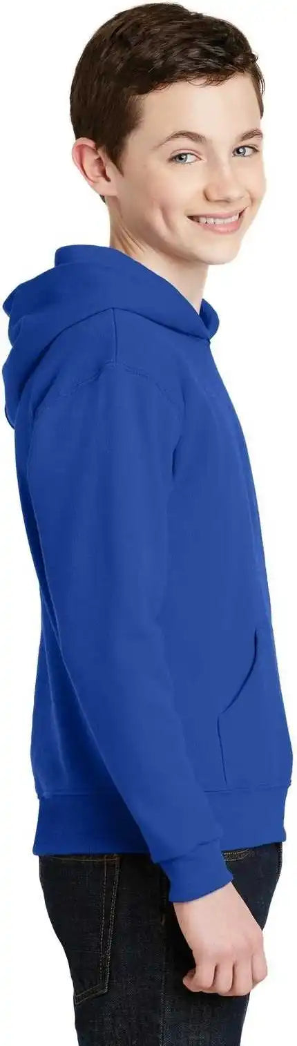 Jerzees 996y Youth Nublend Pullover Hooded Sweatshirt - Royal