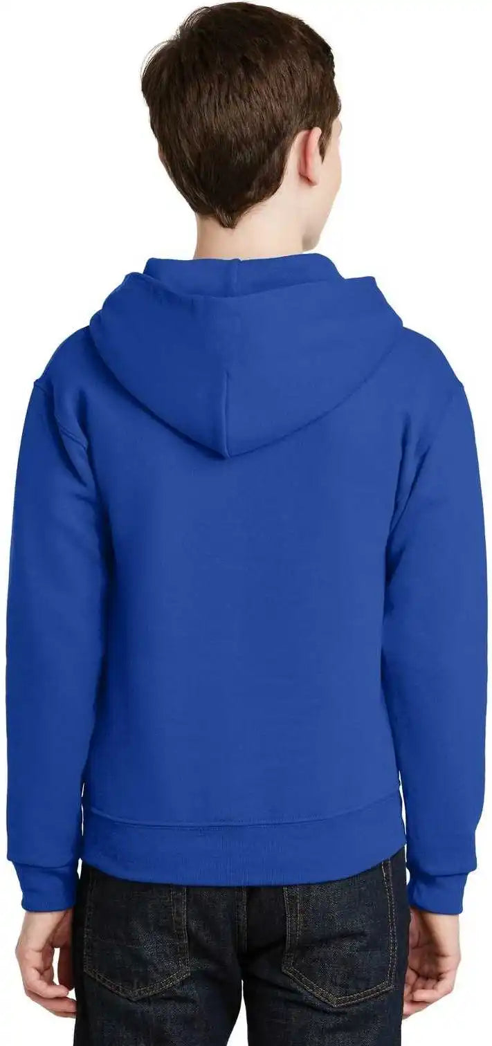 Jerzees 996y Youth Nublend Pullover Hooded Sweatshirt - Royal