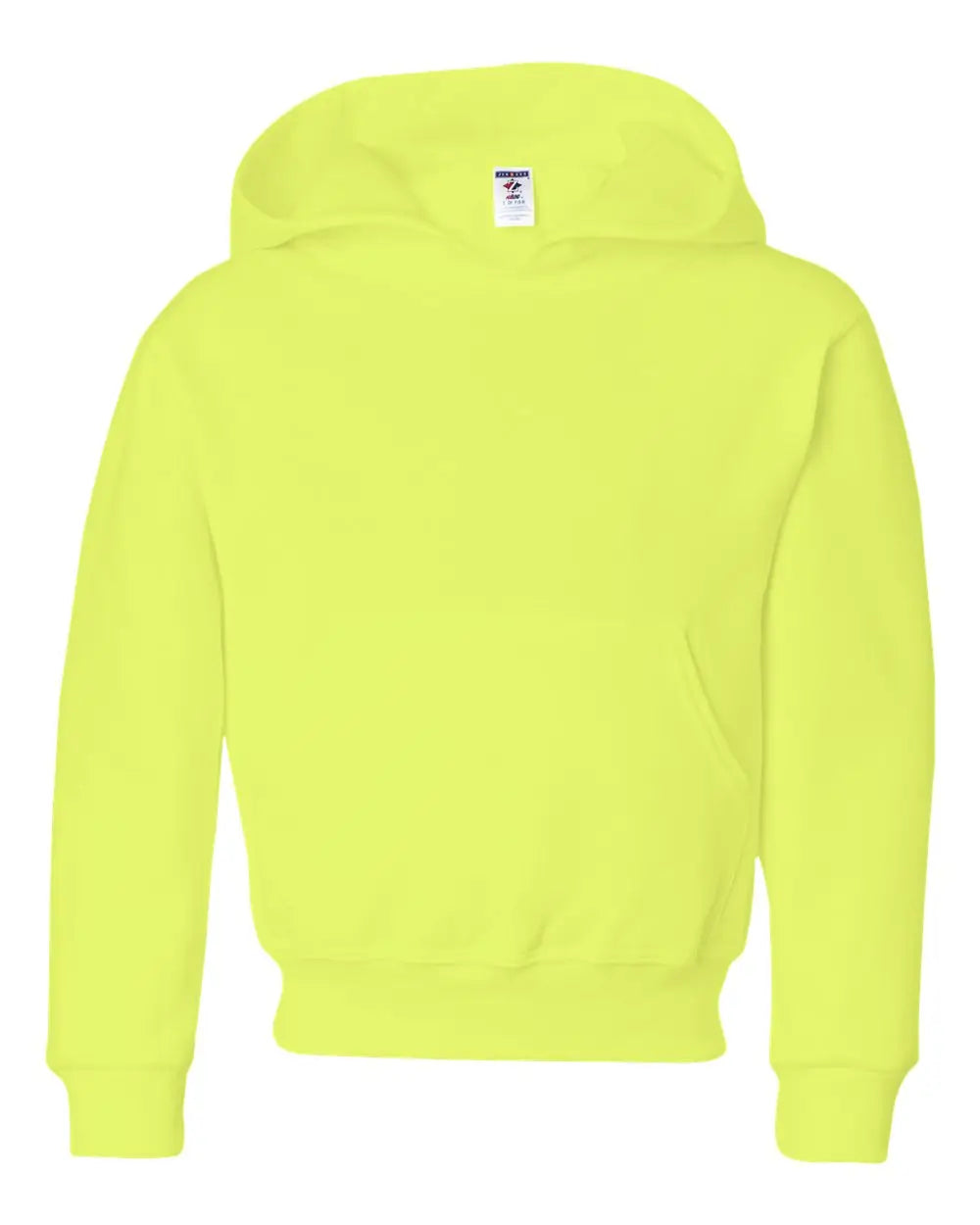 Jerzees 996yr Nublend® Youth Hooded Sweatshirt - Safety Green - l