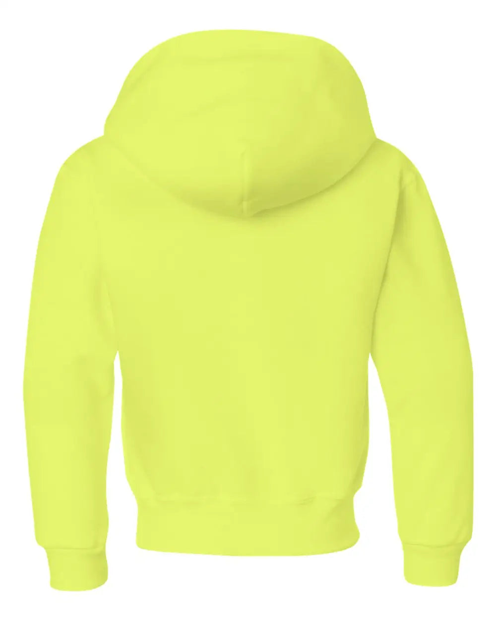 Jerzees 996yr Nublend® Youth Hooded Sweatshirt - Safety Green