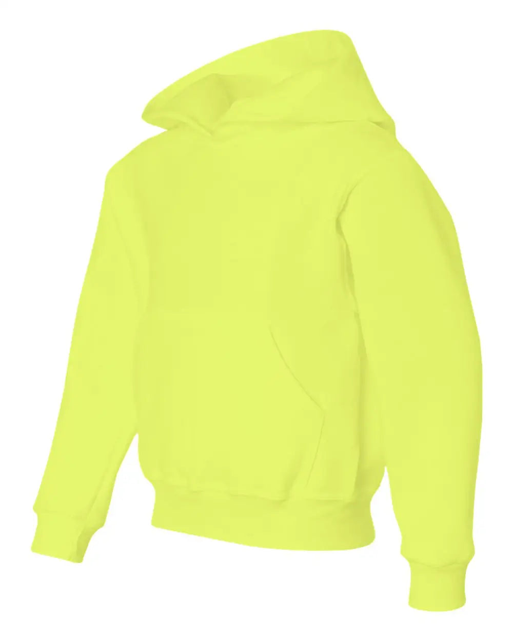 Jerzees 996yr Nublend® Youth Hooded Sweatshirt - Safety Green - l