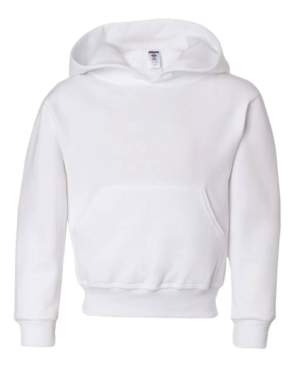 Jerzees 996yr Nublend® Youth Hooded Sweatshirt - White