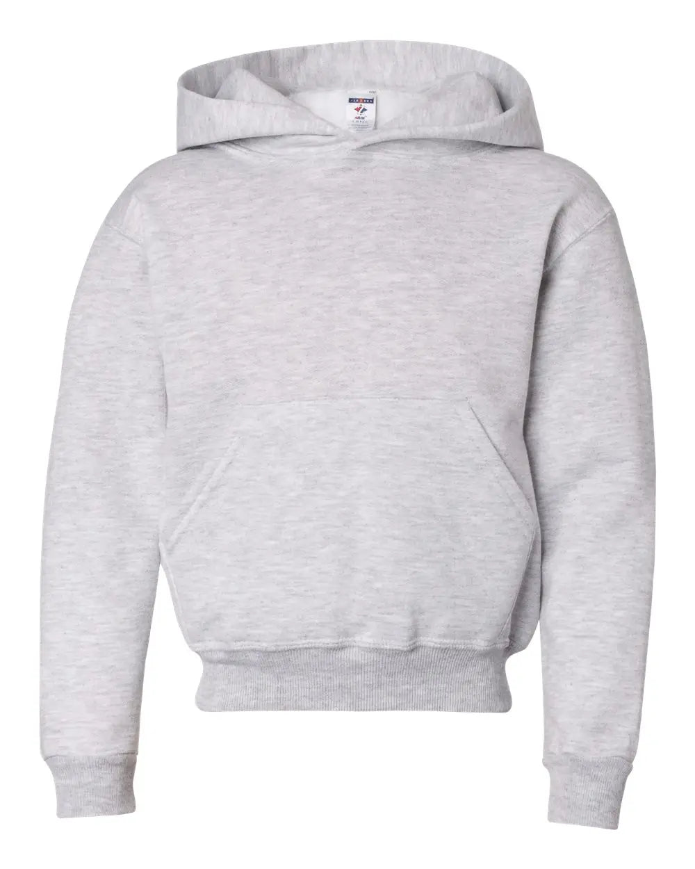 Jerzees 996yr Nublend Youth Hooded Sweatshirt - Ash