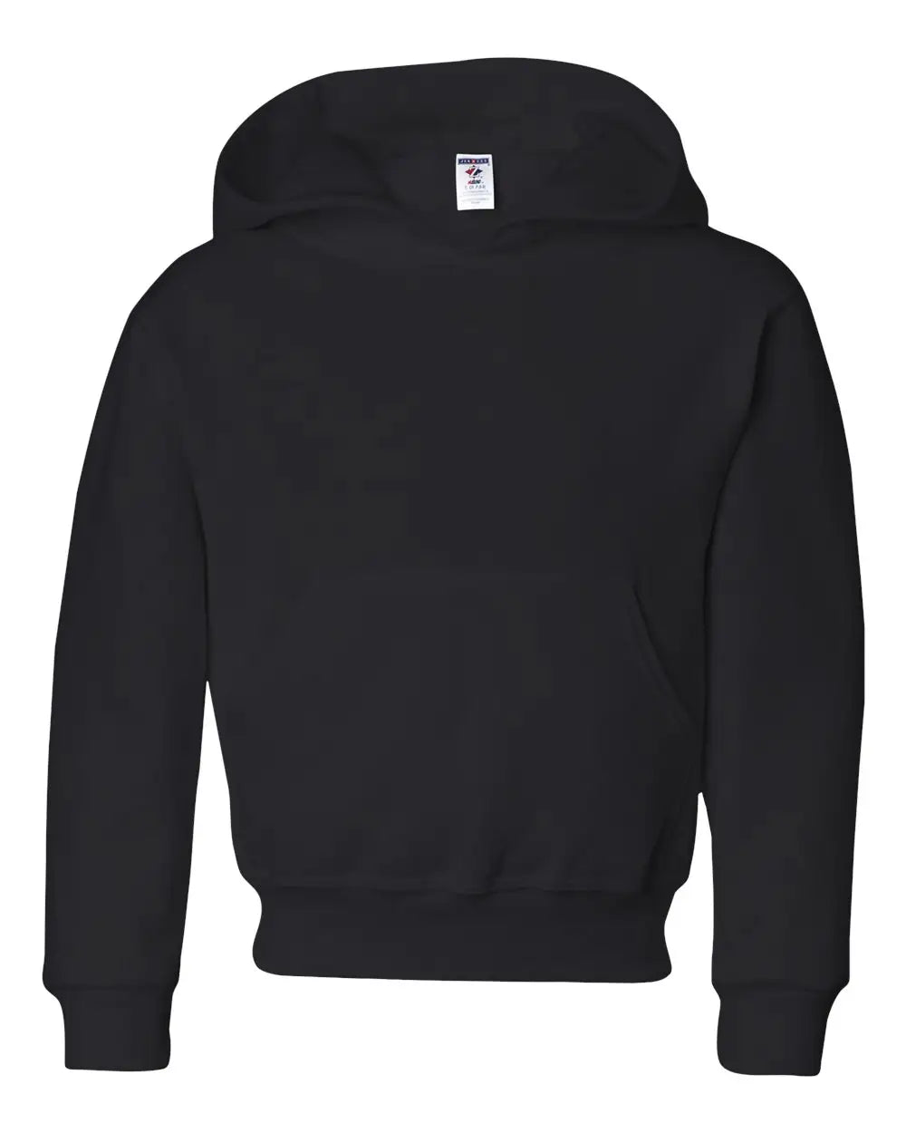 Jerzees 996yr Nublend Youth Hooded Sweatshirt - Black