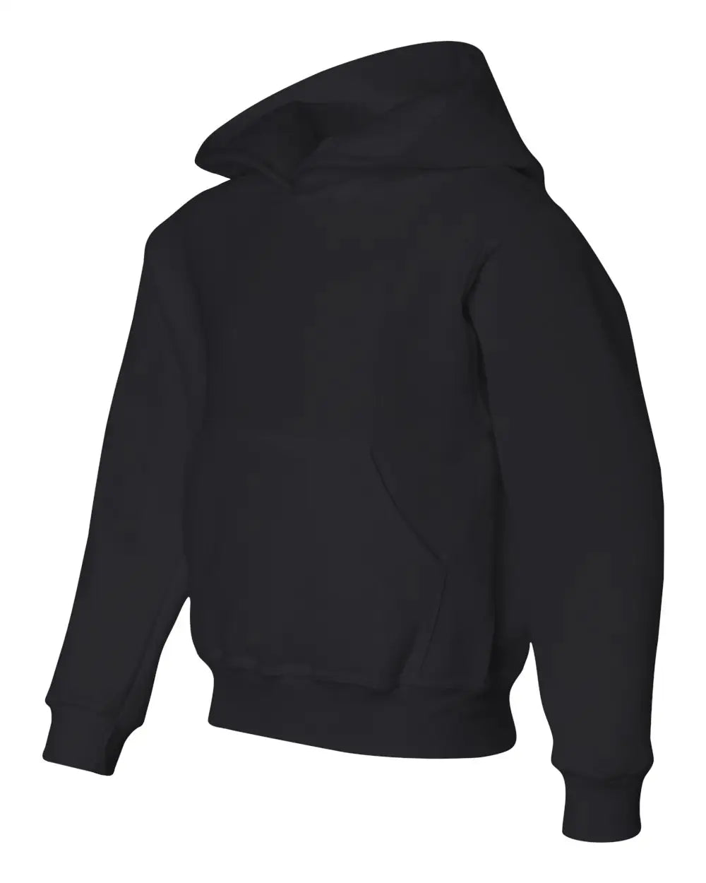 Jerzees 996yr Nublend Youth Hooded Sweatshirt - Black