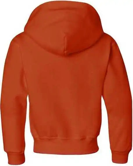 Jerzees 996yr Nublend Youth Hooded Sweatshirt Burnt Orange