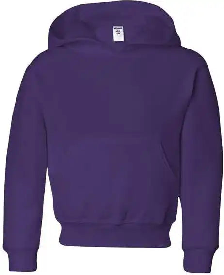 Jerzees 996yr Nublend Youth Hooded Sweatshirt Deep Purple