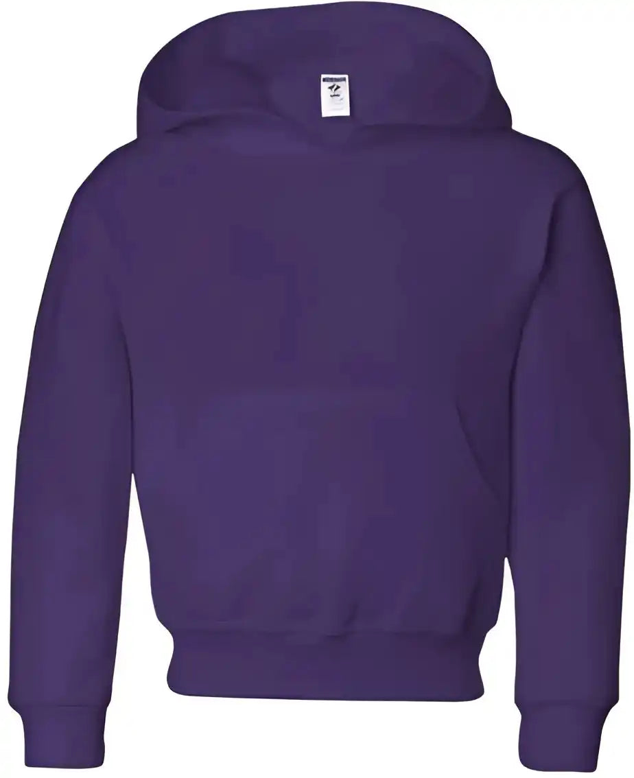Jerzees 996yr Nublend Youth Hooded Sweatshirt Deep Purple