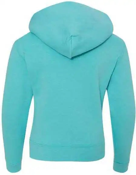 Jerzees 996yr Nublend Youth Hooded Sweatshirt Scuba Blue