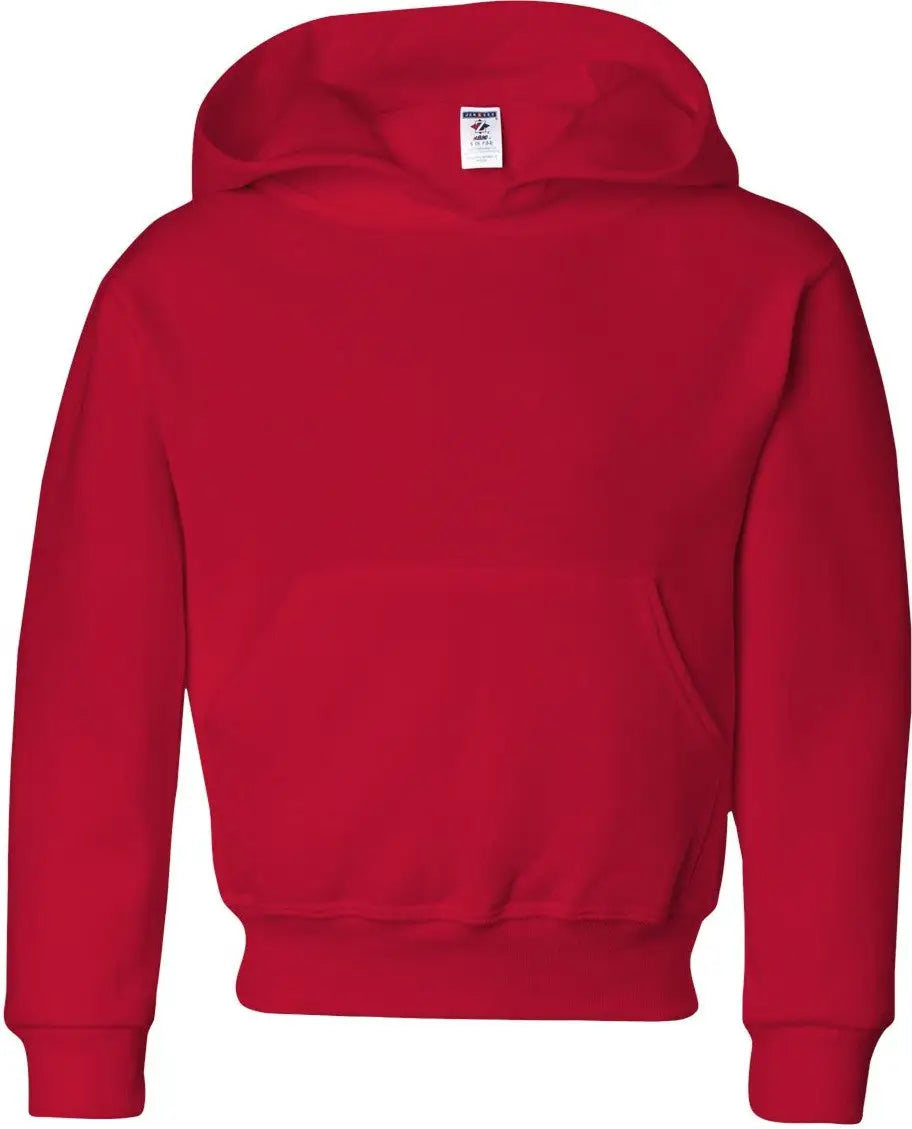 Jerzees 996yr Nublend Youth Hooded Sweatshirt - True Red