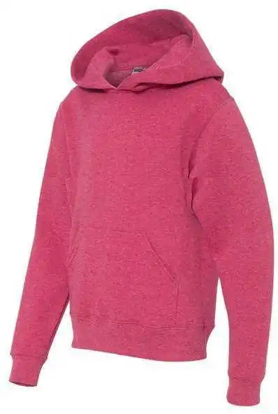 Jerzees 996yr Nublend Youth Hooded Sweatshirt Vintage Heather Red