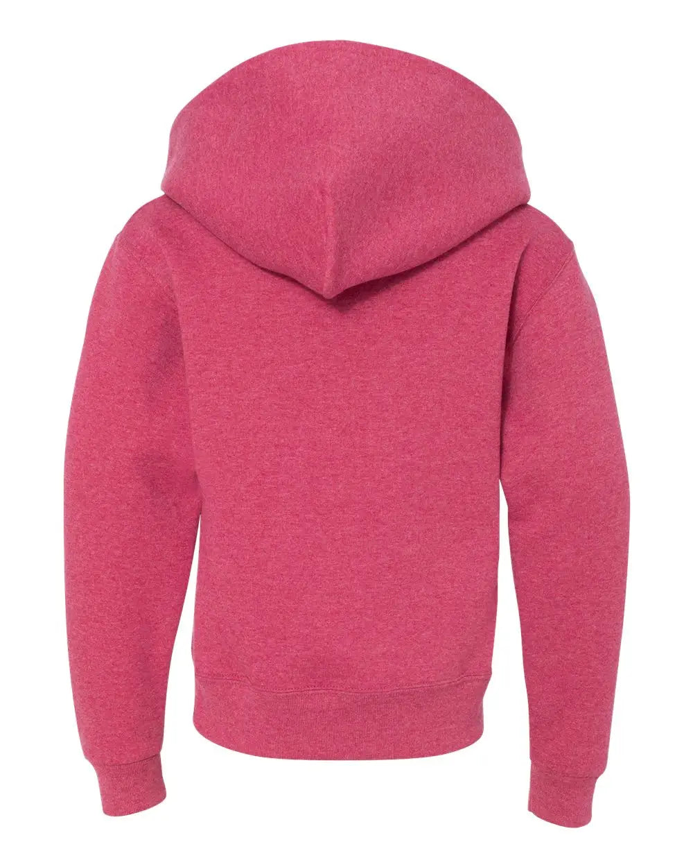 Jerzees 996yr Nublend Youth Hooded Sweatshirt - Vintage Heather Red