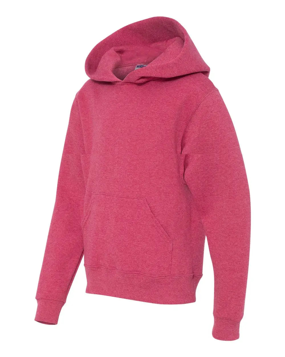 Jerzees 996yr Nublend Youth Hooded Sweatshirt - Vintage Heather Red