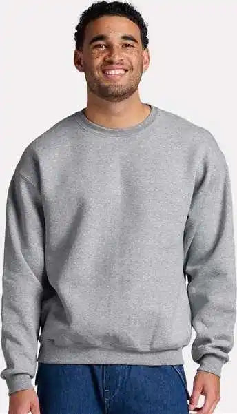 Jerzees C12mr Rugged Crewneck Sweatshirt Athletic Heather