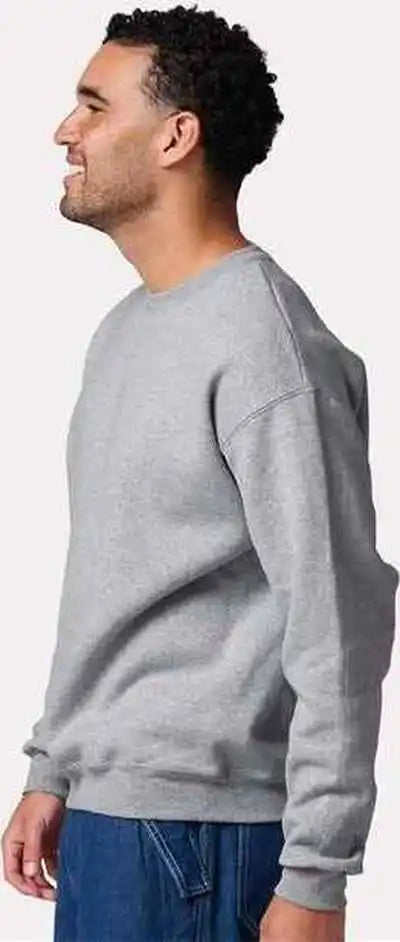 Jerzees C12mr Rugged Crewneck Sweatshirt Athletic Heather