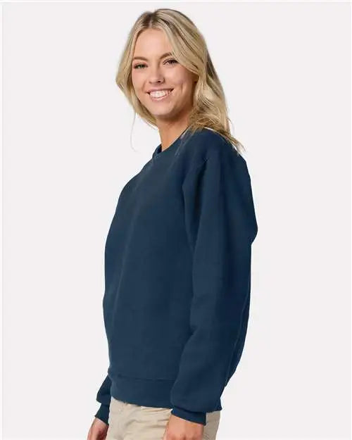 Jerzees C12mr Rugged Crewneck Sweatshirt - Washed Navy