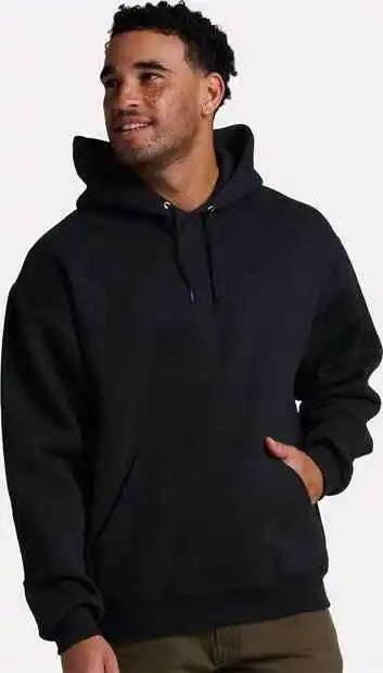 Jerzees H12mr Rugged Hooded Sweatshirt Black Ink