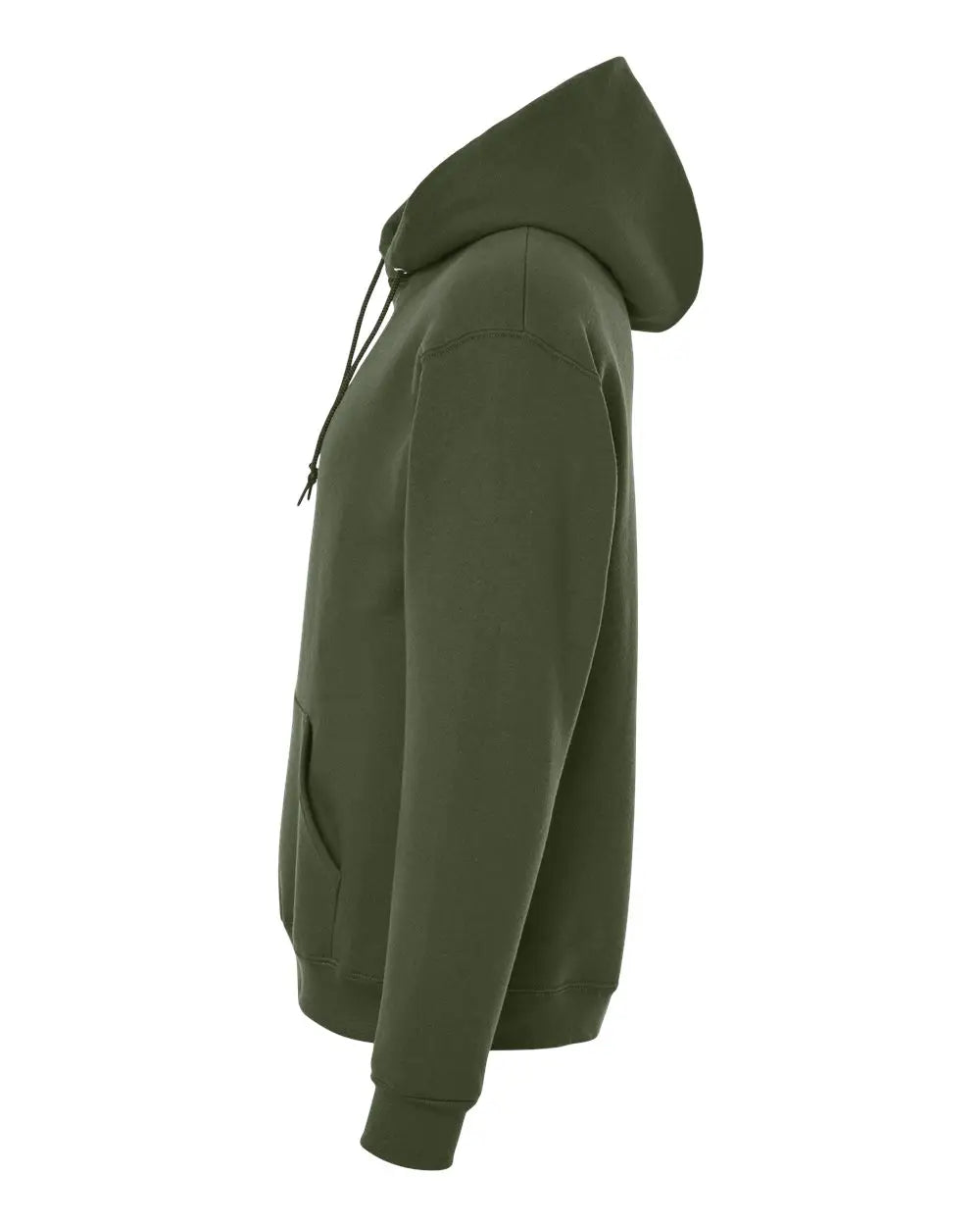 Jerzees H12mr Rugged Hooded Sweatshirt - Military Green