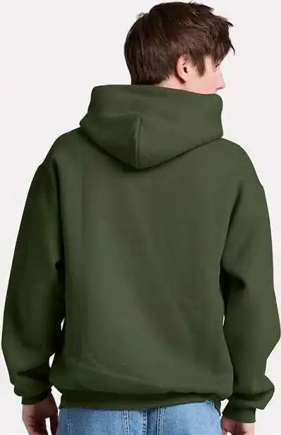 Jerzees H12mr Rugged Hooded Sweatshirt - Military Green