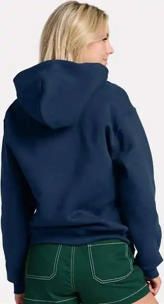 Jerzees H12mr Rugged Hooded Sweatshirt Washed Navy