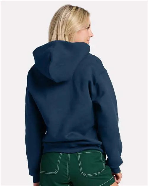 Jerzees H12mr Rugged Hooded Sweatshirt - Washed Navy