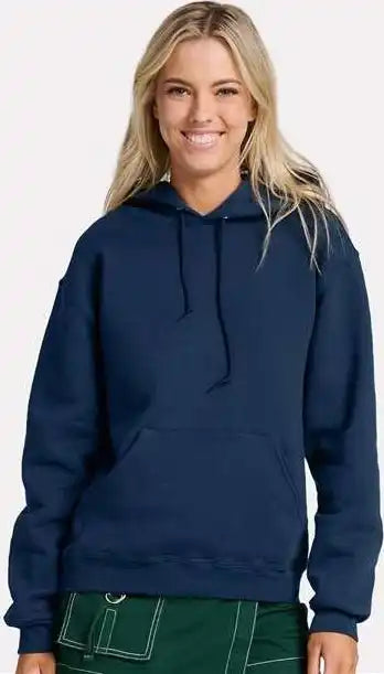 Jerzees H12mr Rugged Hooded Sweatshirt - Washed Navy