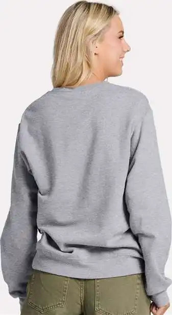Jerzees Ic48mr Ultimate Cvc Crewneck Sweatshirt Athletic Heather