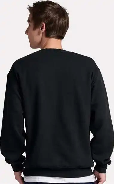 Jerzees Ic48mr Ultimate Cvc Crewneck Sweatshirt - Black Ink