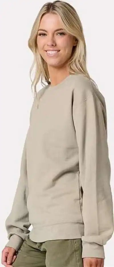 Jerzees Ic48mr Ultimate Cvc Crewneck Sweatshirt Putty
