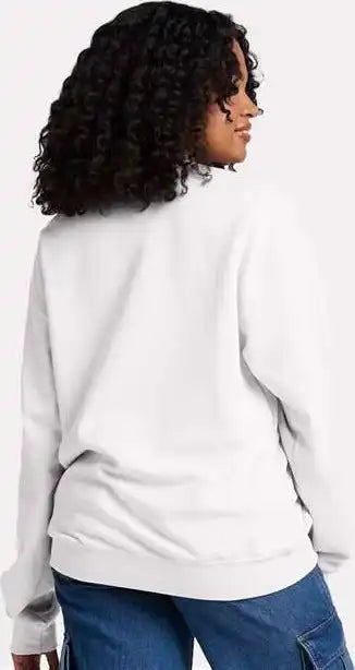 Jerzees Ic48mr Ultimate Cvc Crewneck Sweatshirt - White