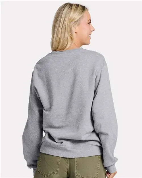 Jerzees Ic48mrj Ultimate Cvc Crewneck Sweatshirt - Ic48mr - Athletic Heather